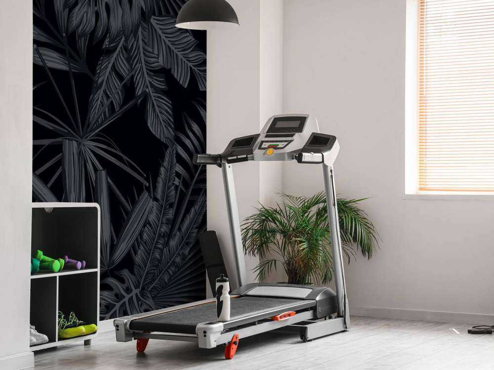 Tropiska svarta blad