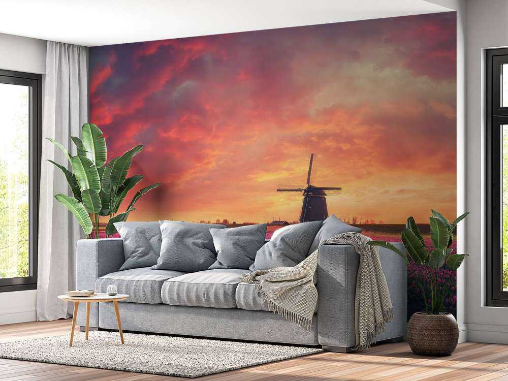 tulipanner med mølle