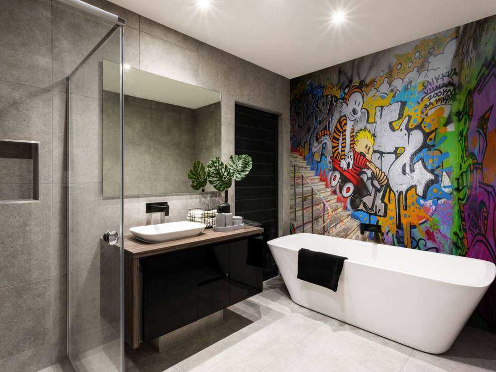 Graffiti med trapper