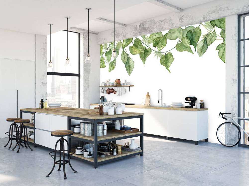 Hengende akvarellblader