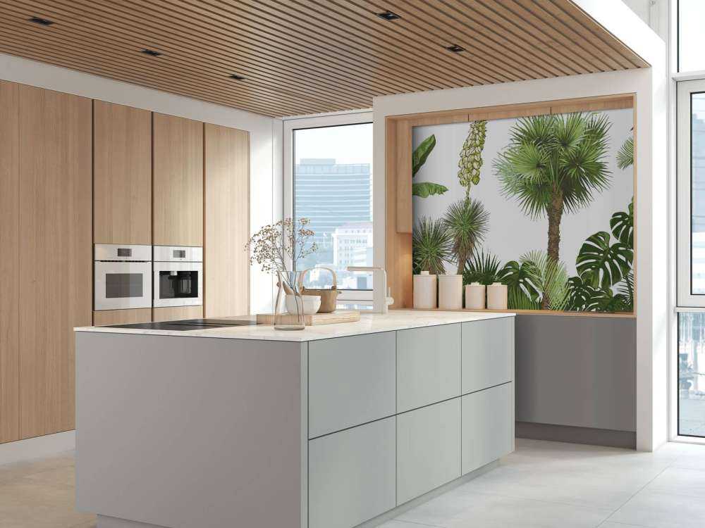 Grønne tropiske planter