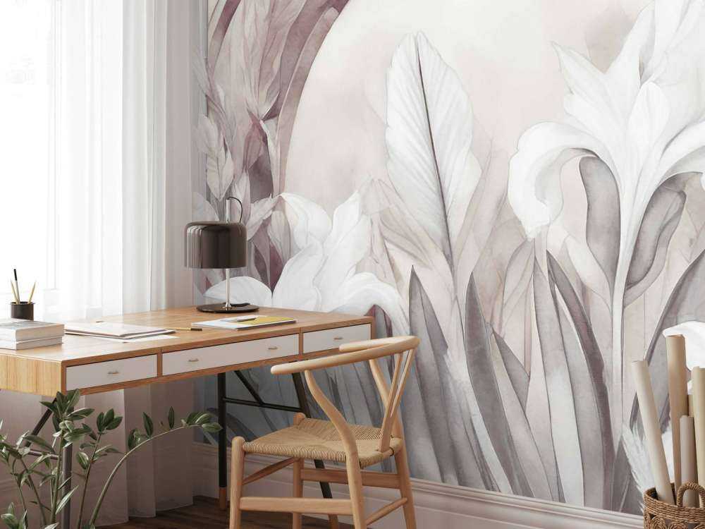 Iris ved soloppgang oransje