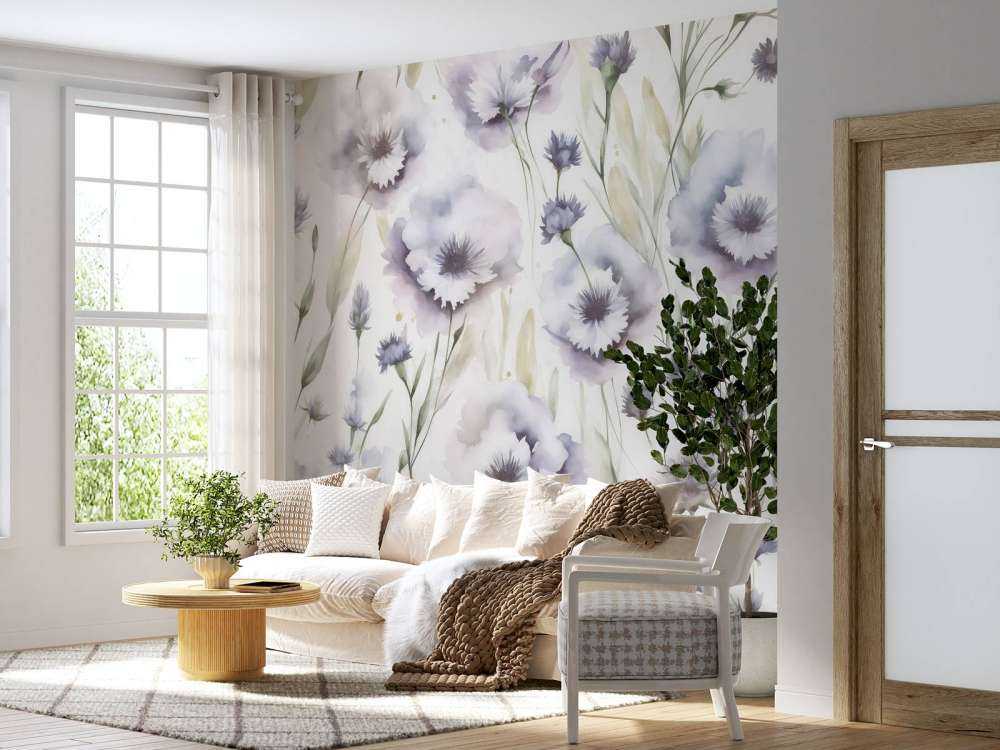 Kornblomster Lilla