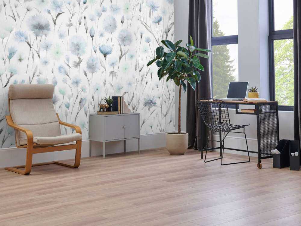 Kornblomster og markgress Blå