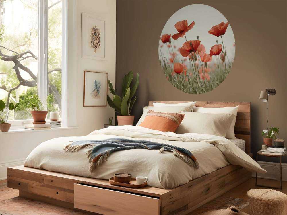 Valmuer i vintagefarger