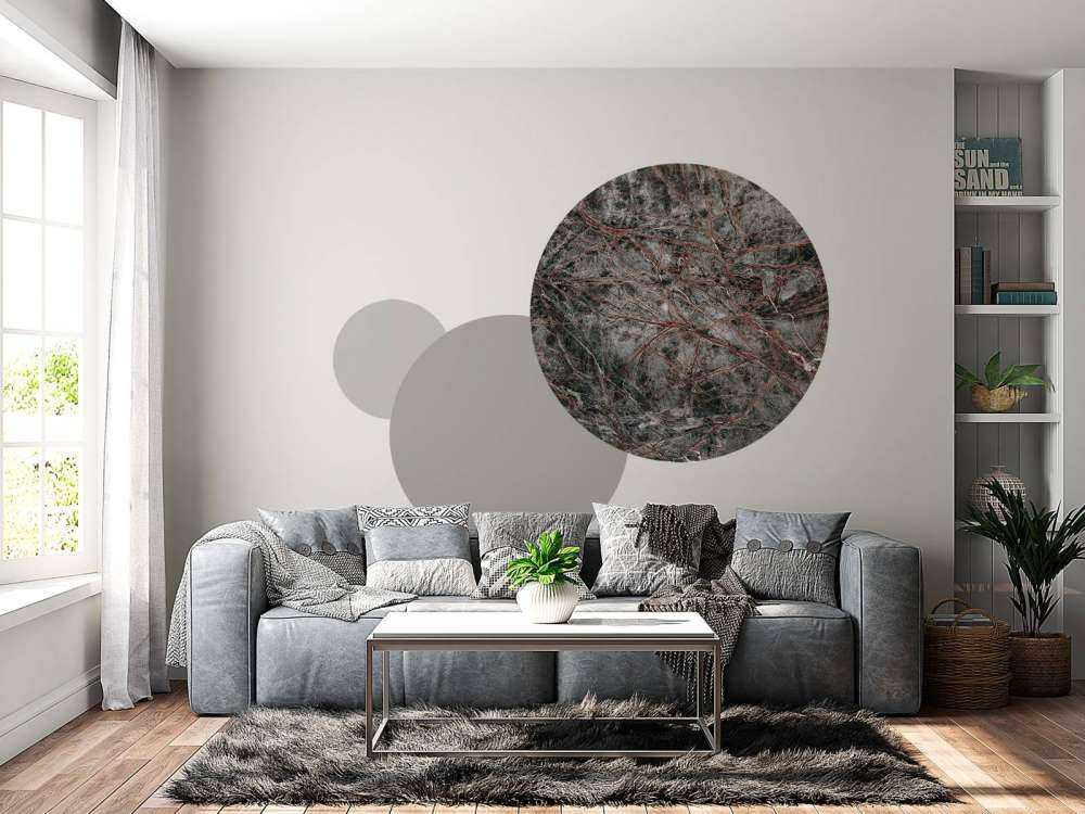 Grå marmor med vakker struktur