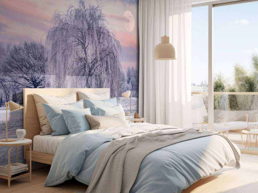 Tre dekket med frost