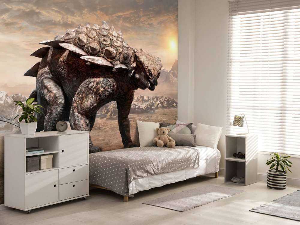 Dinosaur i et forlatt område