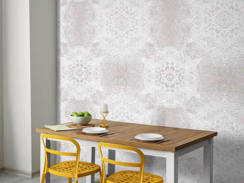 Ibiza vintage mandala_neutral grå