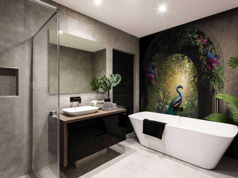 Påfugl i Forhekset Bue