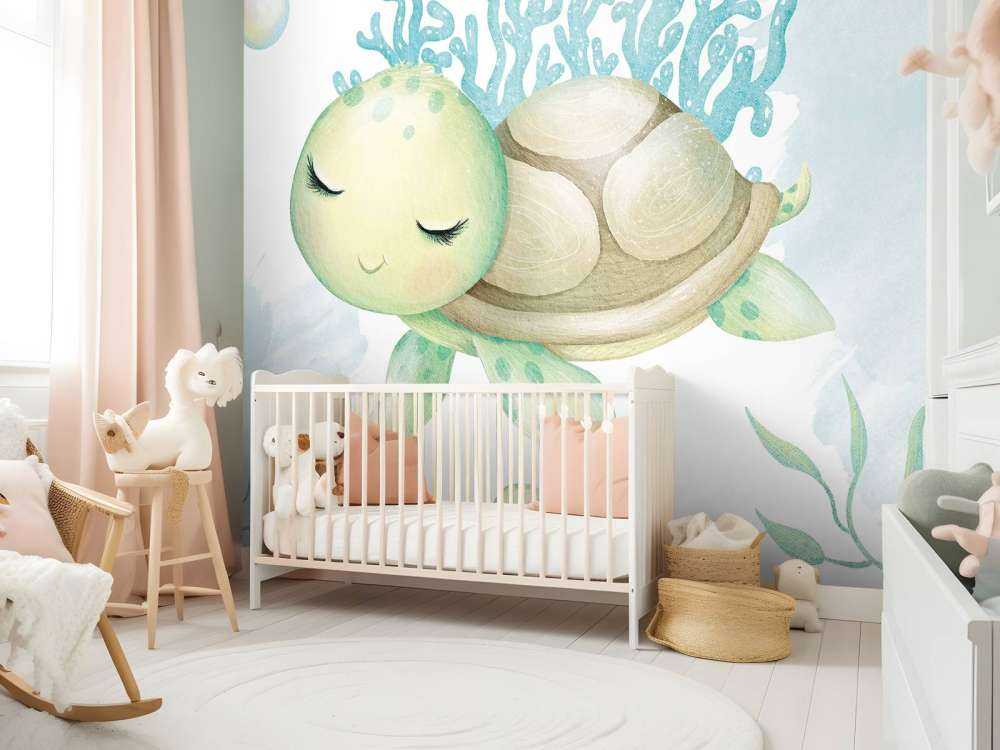 Skilpaddemamma og løveunge