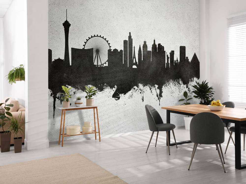 Akvarell silhuett, Las Vegas