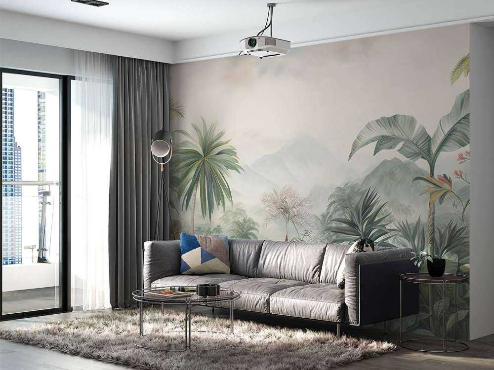 Pastell Tropisk Panorama