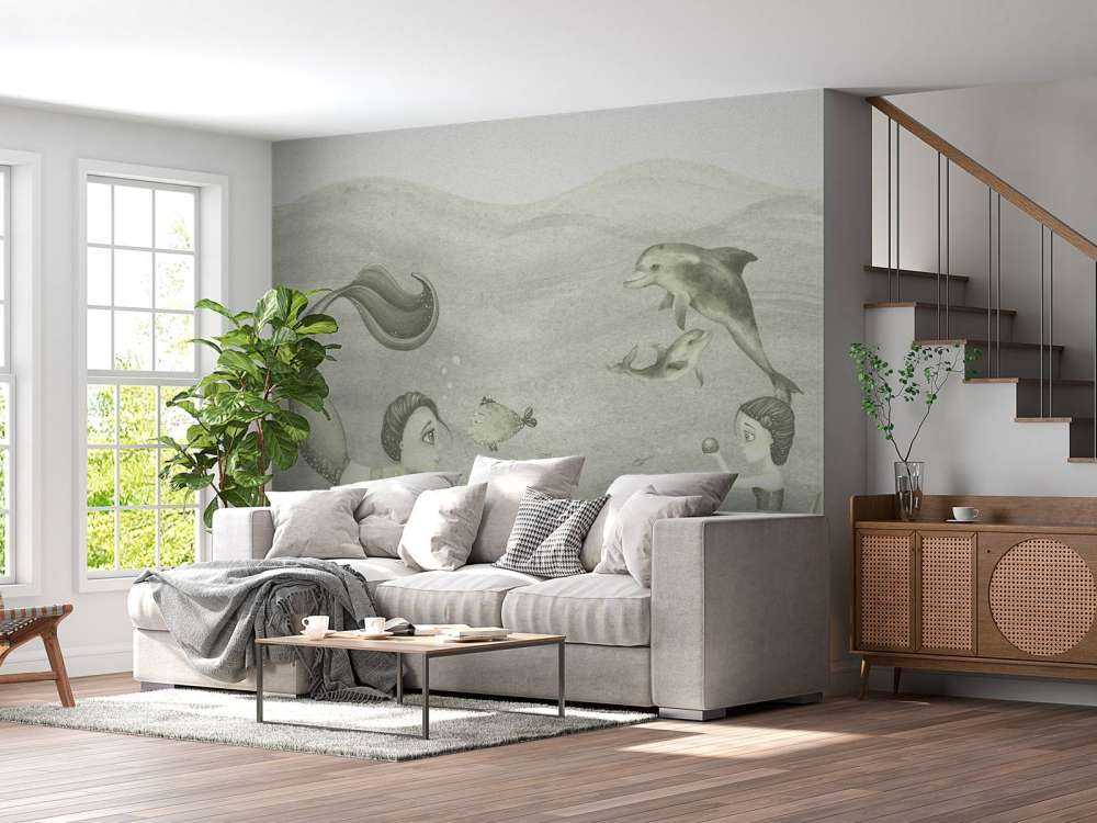 Havfruer verden i grønt