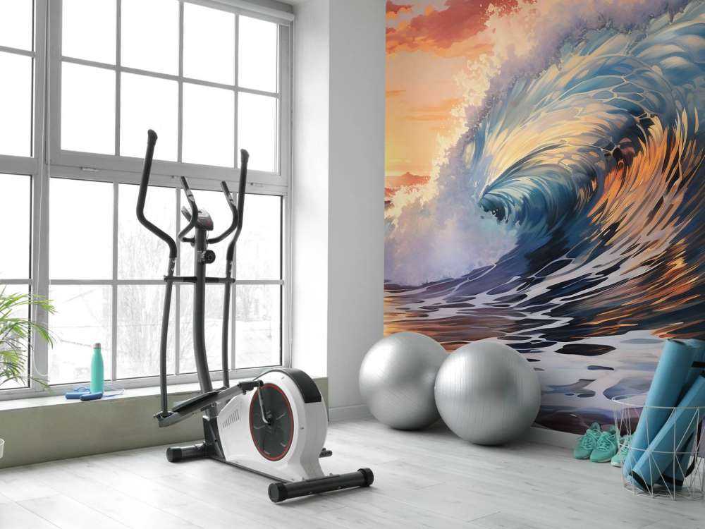 A Wave over the Sunset