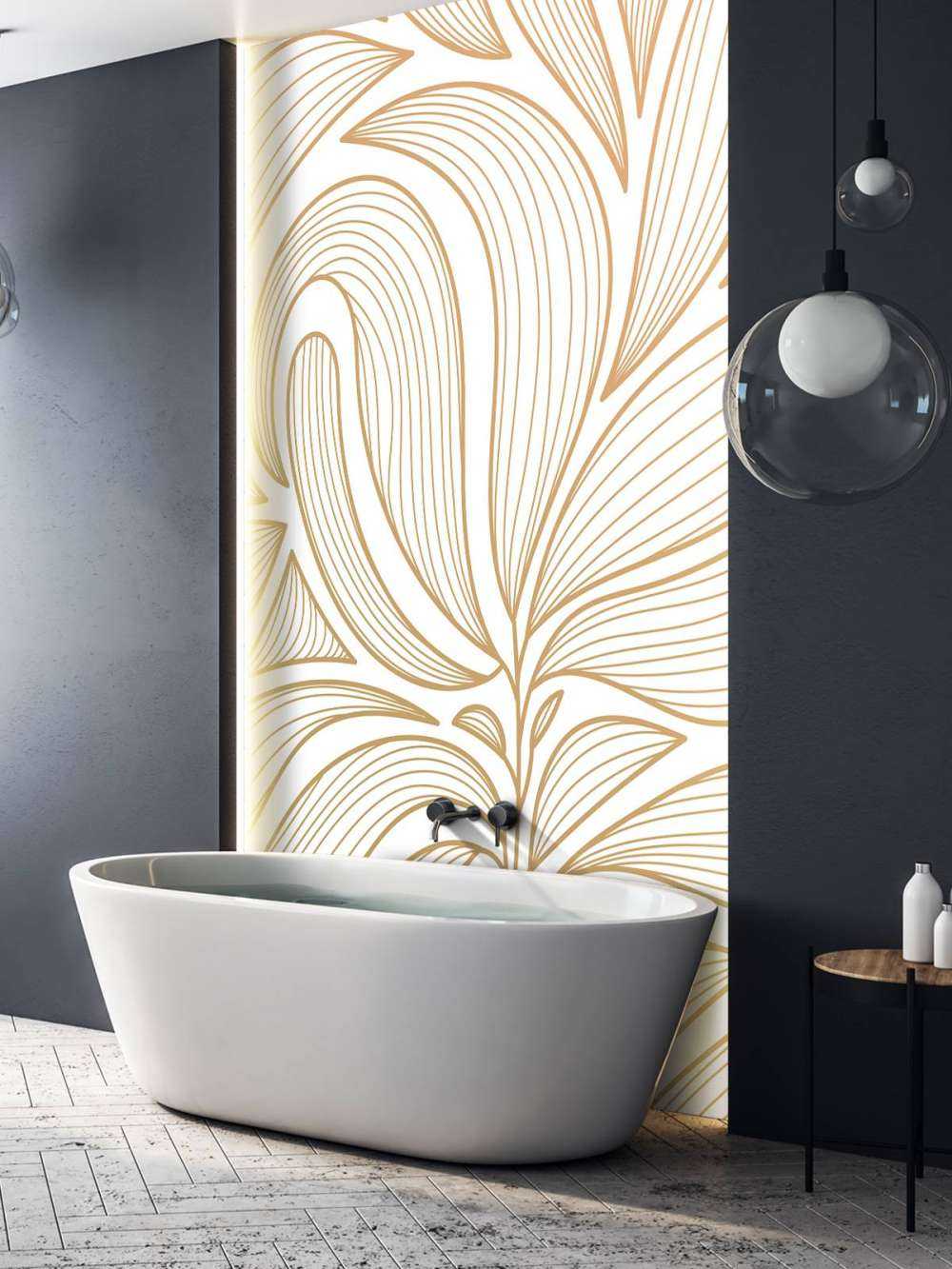Art deco blomster