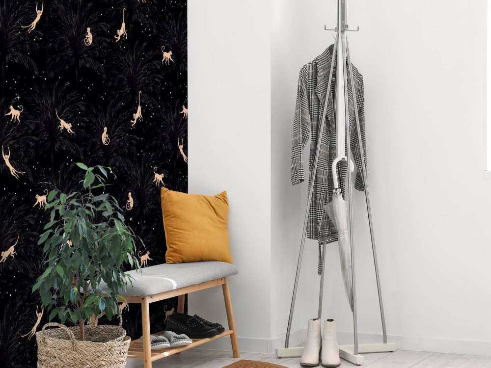 Tropiske aper - svarte