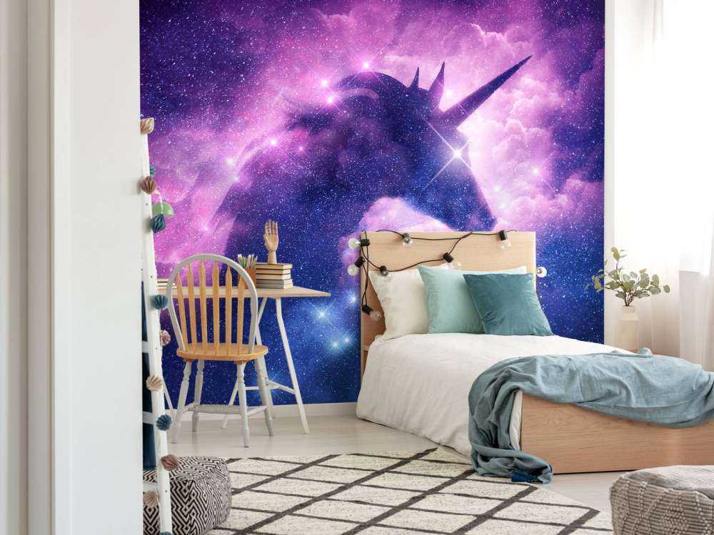 enhjørning silhuett