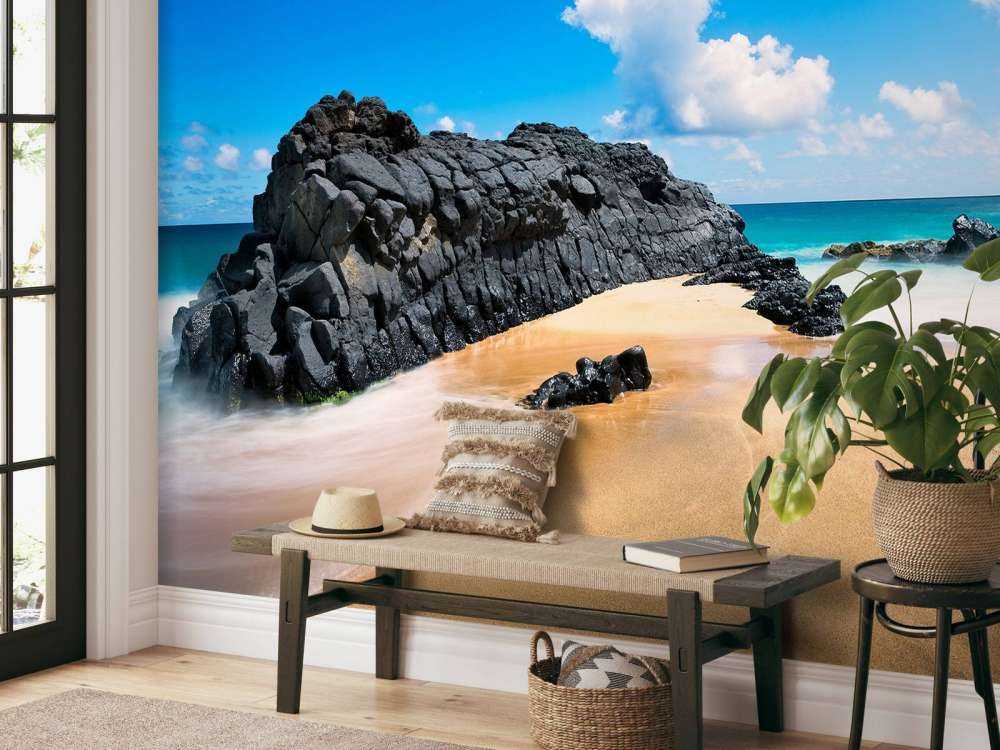 Strand på Hawaii