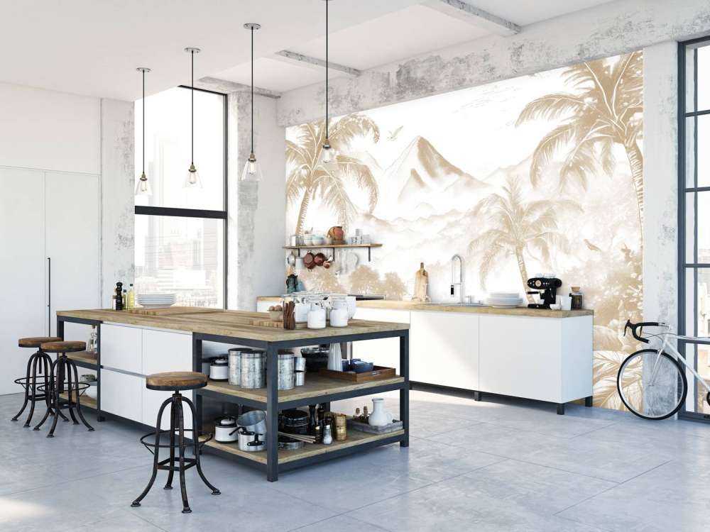 Morgengry på Vulkanøya, taupe