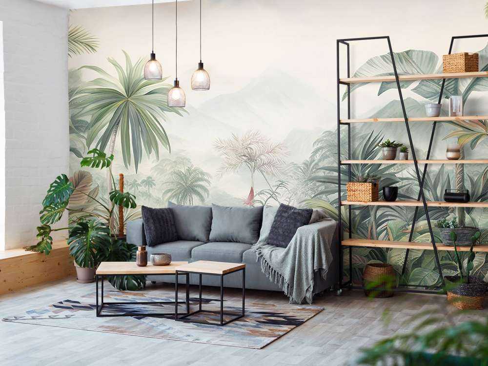 Pastell Tropisk Panorama