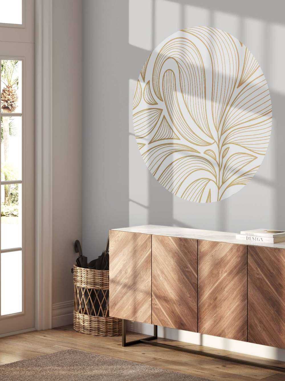 Art deco blomster