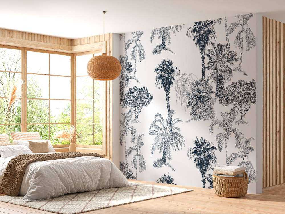 Tropiske palmer og trær