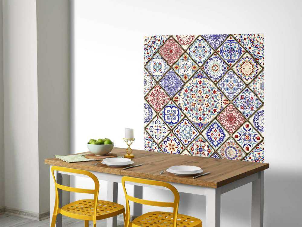 Fargerikt lappeteppe