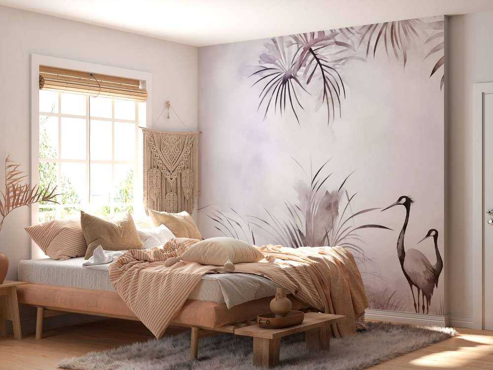 Kraner i feltet hvitt