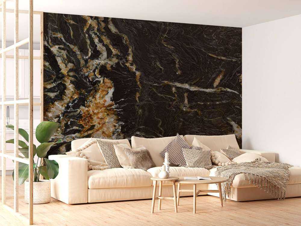 Marmor med lys struktur