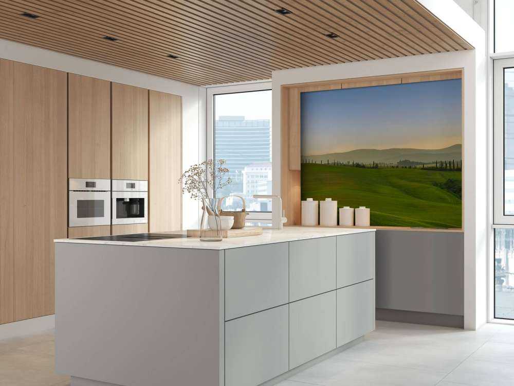 Kupert landskap Toscana