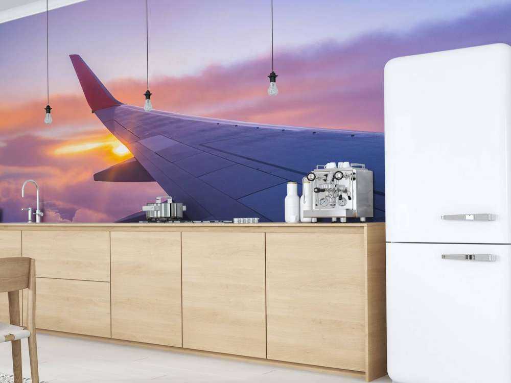 Flygende vinge i skyene