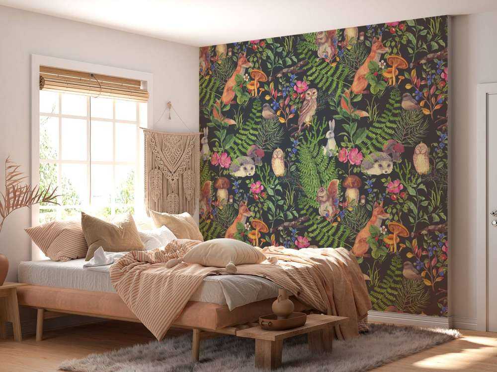 Mørkt skogsmønster