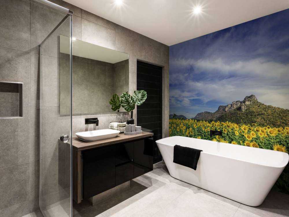 Gult blomstrende felt