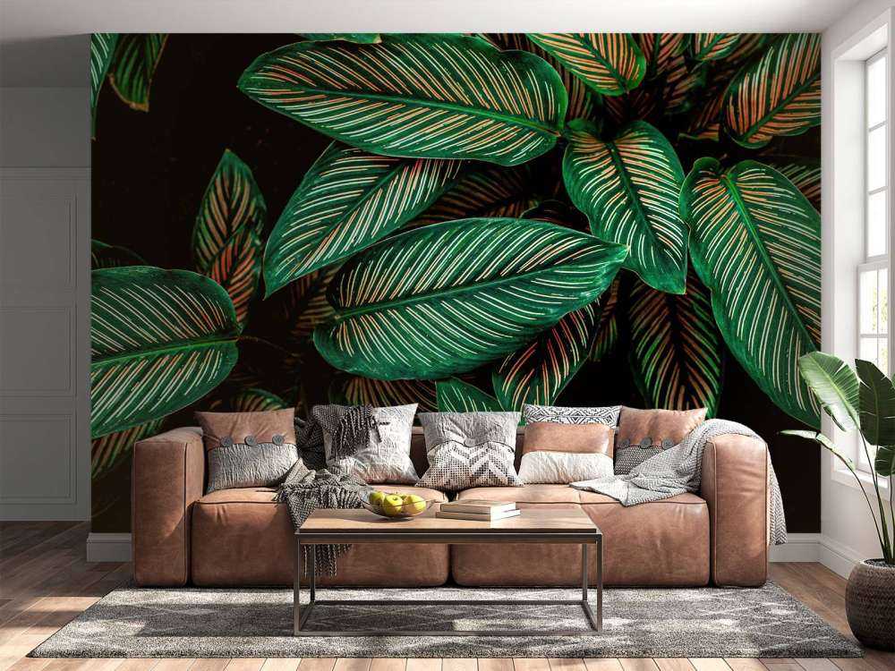 Abstrakte grønne blader