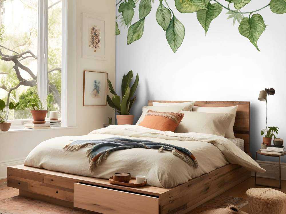 Hengende akvarellblader