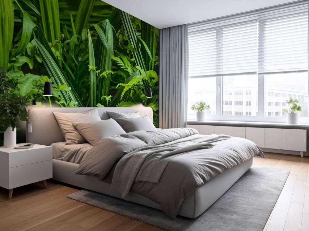 Panorama med planter