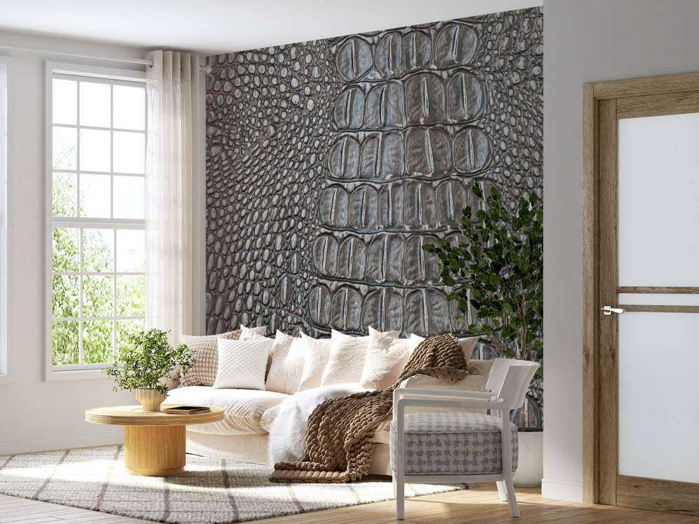 Tekstur krokodilleskinn