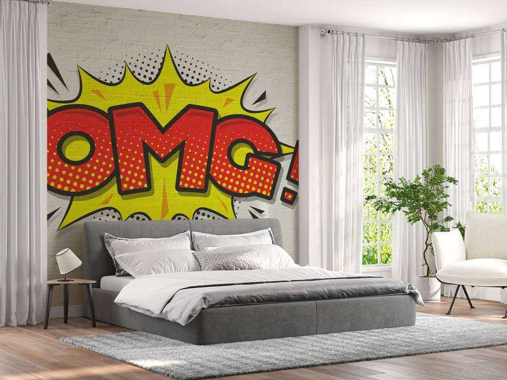 Farget graffiti på vegg