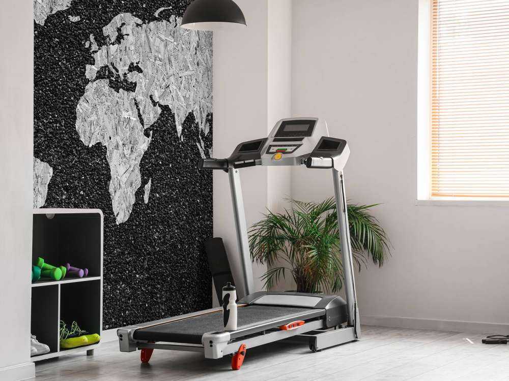 Hvitt verdenskart på svart bakgrunn