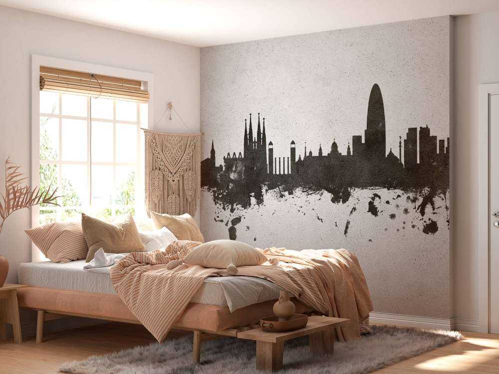 Akvarel skyline, Barcelona