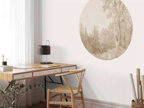 Skovlandskab Beige #1