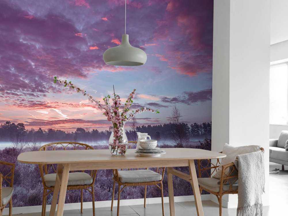 Enge under overskyet himmel
