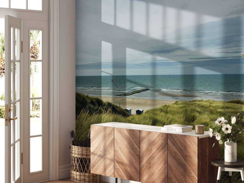 Stranden fra klitterne