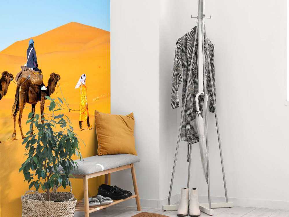 Kameltur gennem ørkenen