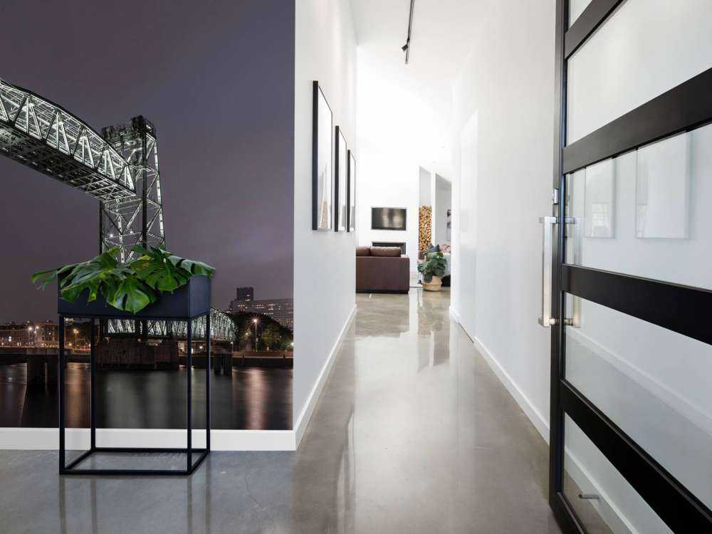 Den tidligere jernbanebro De Hef i Rotterdam i farver 