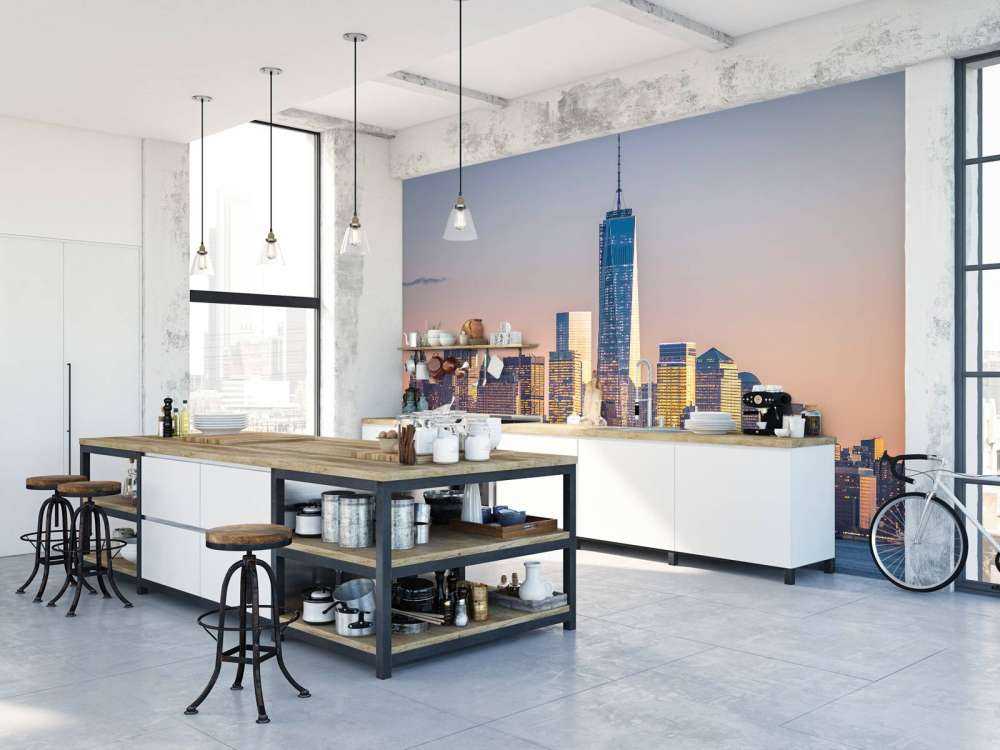 Solnedgang i New York