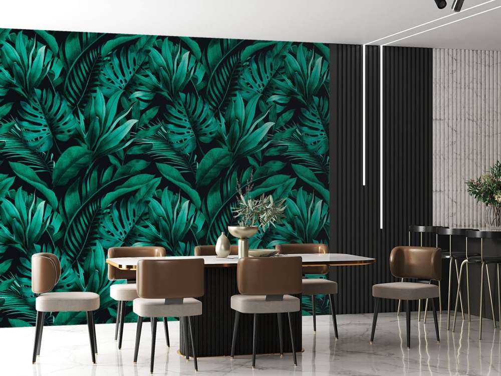 Forskellige grønne blade