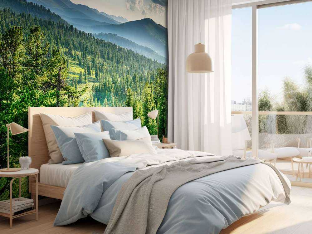 Solnedgang i Ergaki Nationalpark