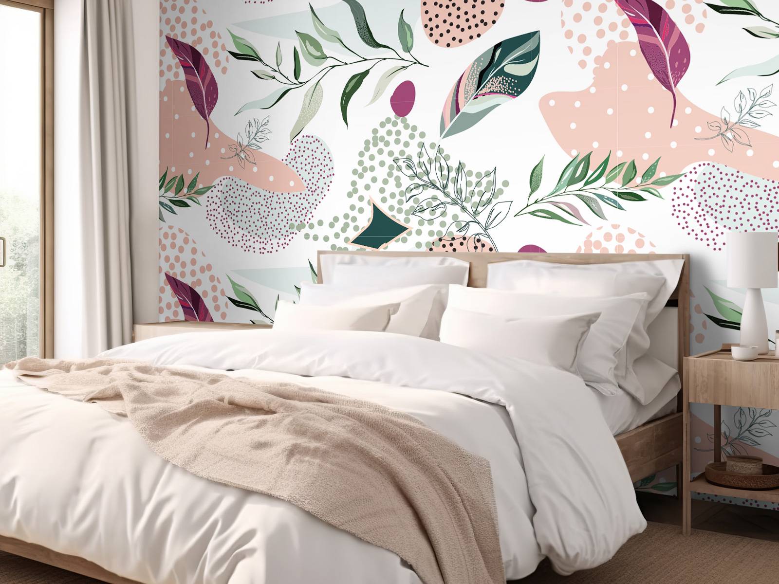 Lyserøde blomster